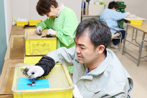 就労活動の様子